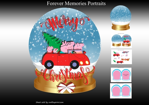 Peppa Pig Christmas Snowglobe 1