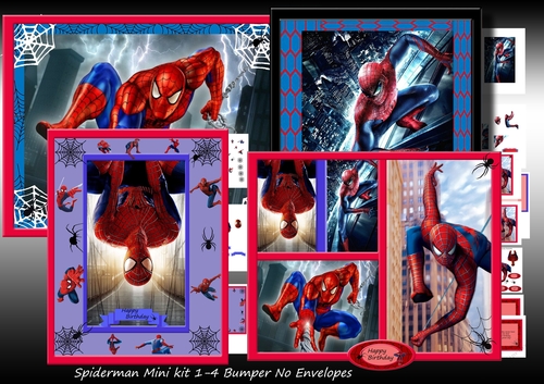 Spiderman Bumper Minis 1-4