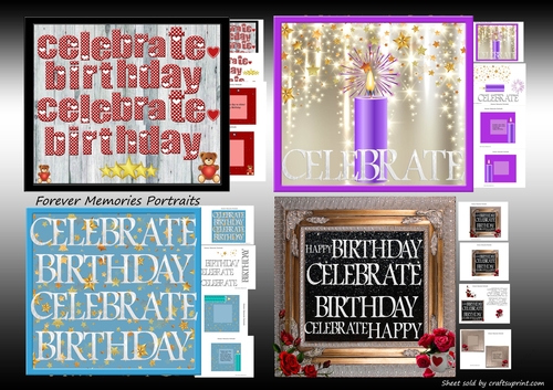 Birthday Celebrate Mini Kit 1-4