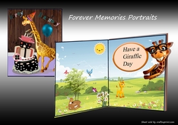 Giraffe Pop out