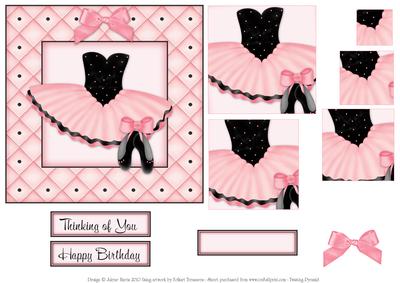 Love to Dance - Twisting Pyramid Card