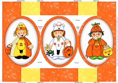 Trick-or-treat Trio - Pop Out Card