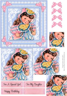 Precious in Pink - Pyramid Card