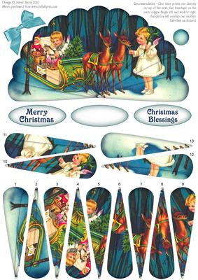 Little Christmas Angels - Fan Sheet