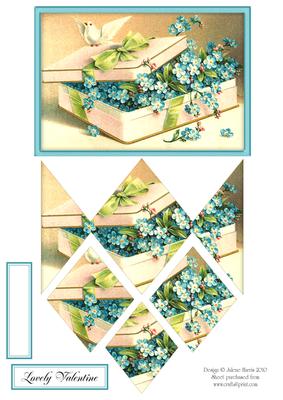 My Blue Valentine - Diamond Stacker Card