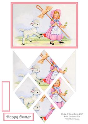 Little Bo Peep - Diamond Stacker Card