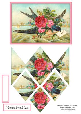 Messenger of Love - Diamond Stacker Card