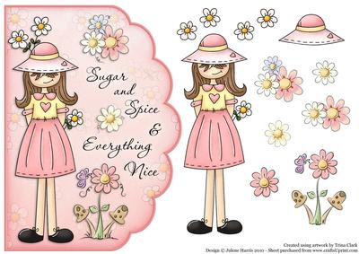 Sugar and Spice - Scalloped Edge Card