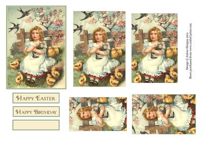 Coming of Spring - Pyramid Card Topper
