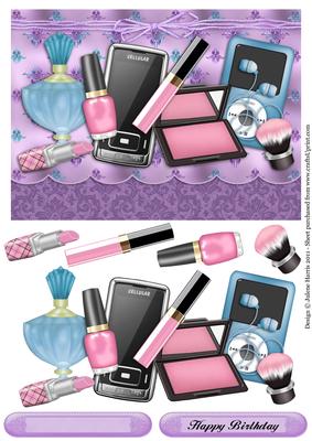 Teen Girl Essentials - Decoupage Card