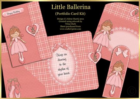 Little Ballerina - Portfolio Card Kit