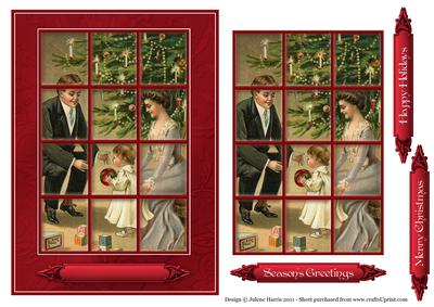 Our Family Christmas - Window Tile Card