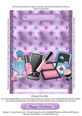 Teen Girl Essentials - Galaxy 125g Wrapper