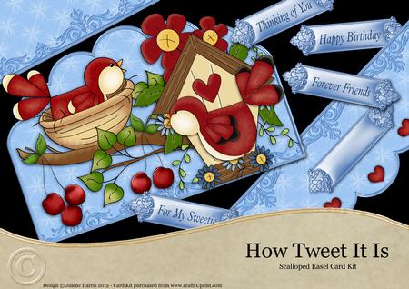 How Tweet It is - Scalloped Easel Card Kit