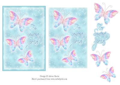 For Someone Special - Decoupage Card