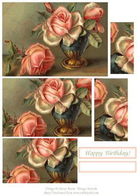 Tea Time Roses - Pyramid
