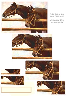 Paired Horses - Pyramid