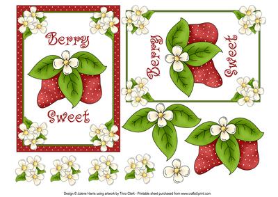 Berry Sweet - Decoupage Card