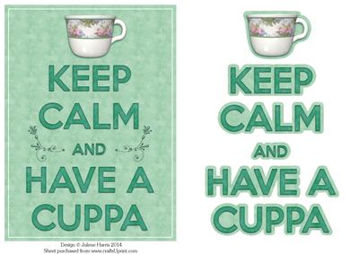 Keep Calm and Have a Cuppa - Card Front