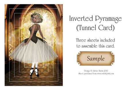 Secret Garden Ballerina - Tunnel Card Kit
