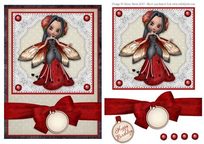 Lady Fae Flower Faerie - Quick Card