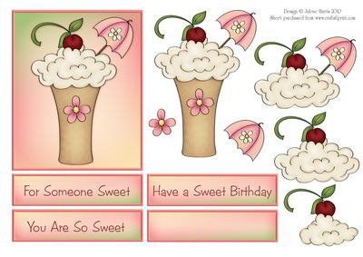 A Sweet Occasion - Decoupage Card