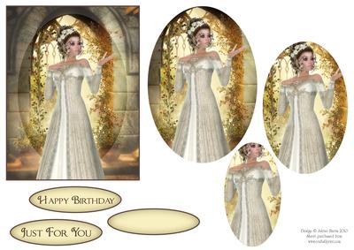 Feminine Beauty - Pyramid Card