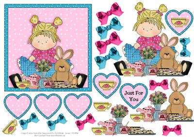 Bunny and Me for Tea - Step by Step
