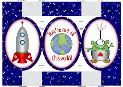 Out of This World - Pop Out Card