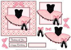 Love to Dance - Decoupage Card