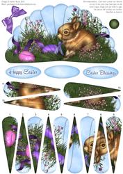 Easter Baby Bunny - Fan Sheet