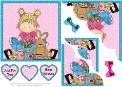Bunny and Me for Tea - Corner Stacker
