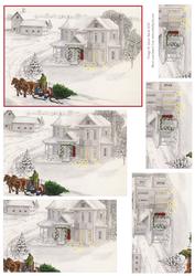 Victorian White Christmas - Pyramid