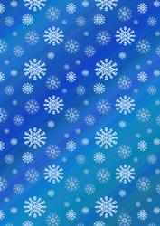 Silent Snowflakes (blue) - Background