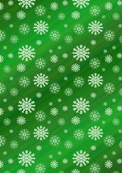 Silent Snowflakes (green) - Background