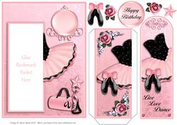 Love to Dance - Bookmark Pocket Card