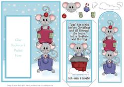 Not a Creature Was Stirring - Bookmark Pocket Card