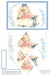 Precious New Baby - Diamond Stacker Card