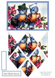 Get Well Birdies - Diamond Stacker Card