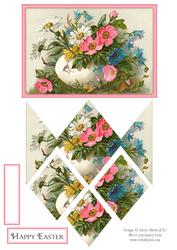 Easter Flowers - Diamond Stacker Card