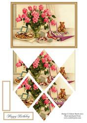 A Feminine Touch - Diamond Stacker Card