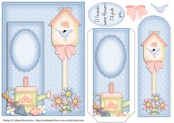 Spring Garden - Bookmark Pocket Card