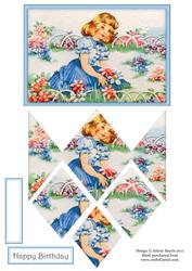 The Prettiest Flower - Diamond Stacker Card
