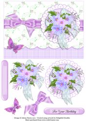 Touch of Spring - Decoupage Card