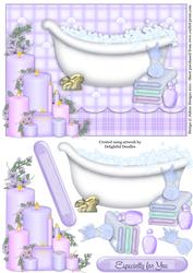 Home Spa - Decoupage Card