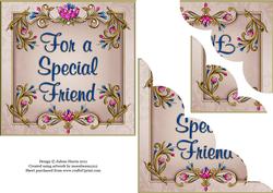 Bejeweled Sentiment - Special Friend - Corner Stacker