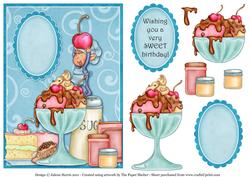 Sweet Surprise - Decoupage Card