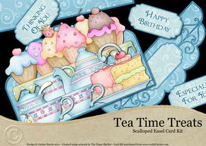 Tea Time Treats - Scalloped Edge Card Kit
