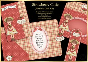 Strawberry Cutie - Portfolio Card Kit
