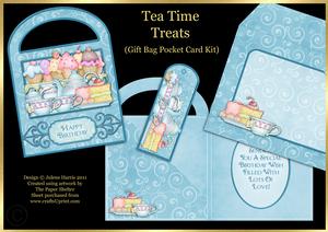 Tea Time Treats - Gift Bag Pocket Card Kit